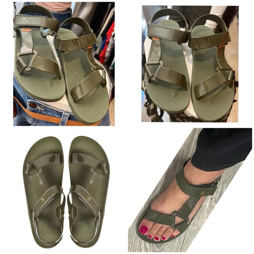 Stylish Olive Green Women's Sandals